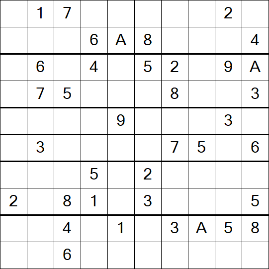 Sudoku 10x10 - Moyen