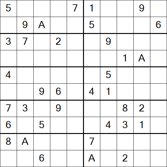 Sudoku 10x10 - Médio