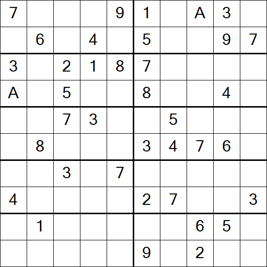 Sudoku 10x10 - Medio