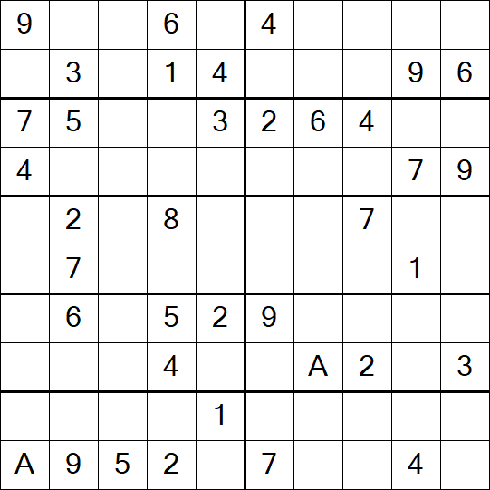 Sudoku 10x10 - Medio