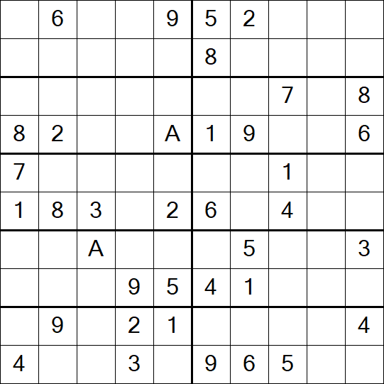 Sudoku 10x10 - Mittel