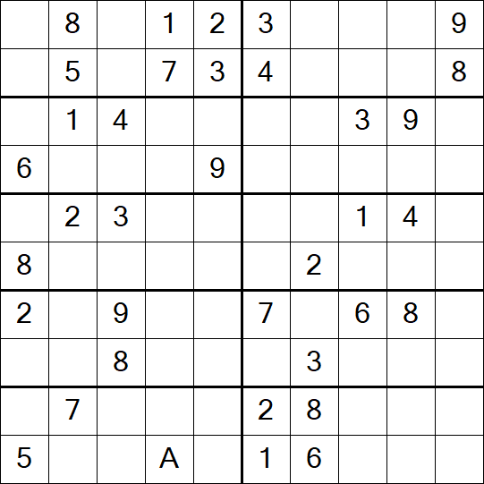 Sudoku 10x10 - Medium