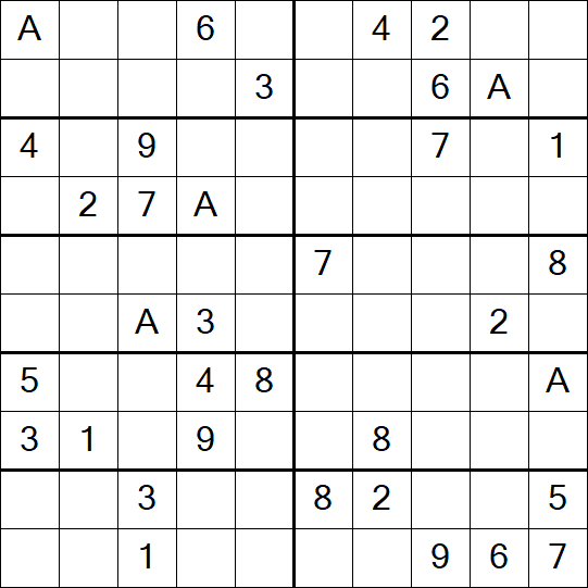 Sudoku 10x10 - Medio