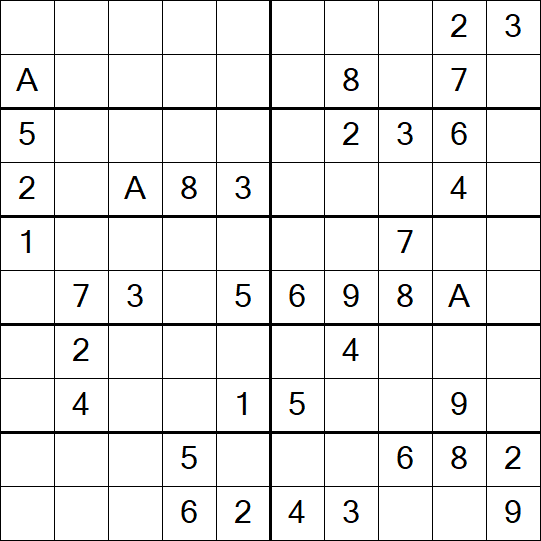Sudoku 10x10 - Medium