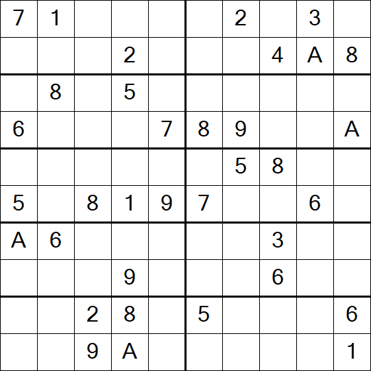 Sudoku 10x10 - Médio