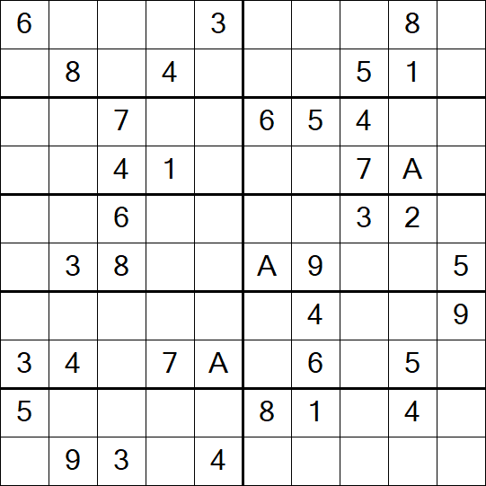 Sudoku 10x10 - Médio