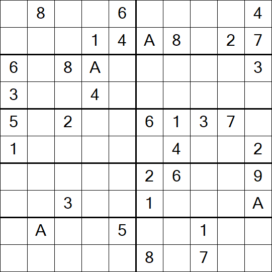 Sudoku 10x10 - Médio