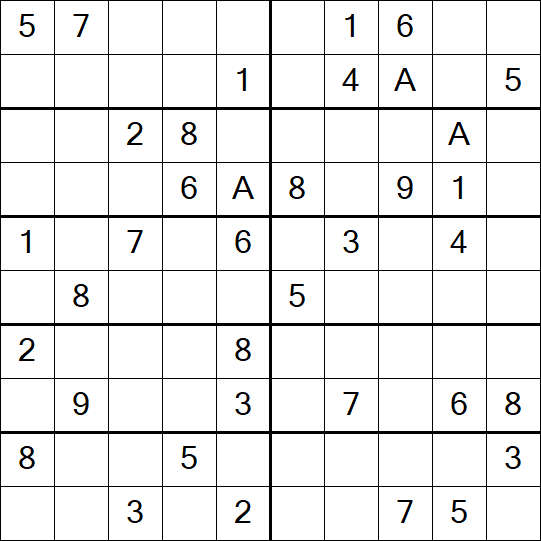 Sudoku 10x10 - Médio