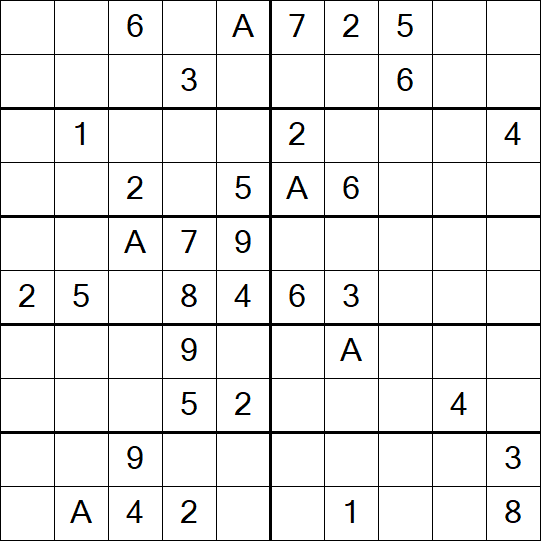 Sudoku 10x10 - Medium