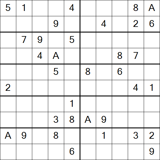 Sudoku 10x10 - Moyen