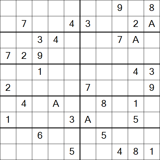 Sudoku 10x10 - Moyen