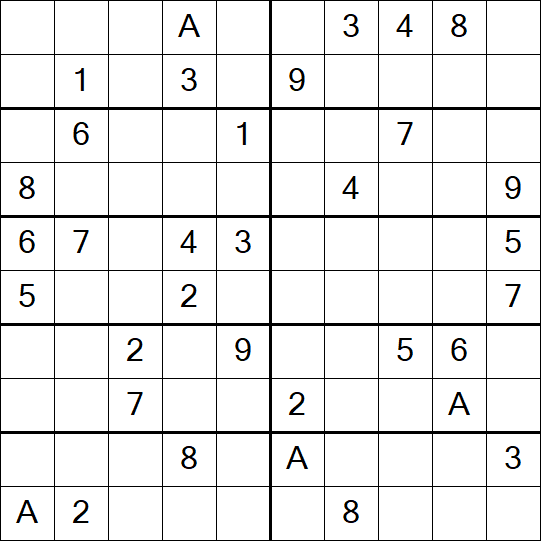 Sudoku 10x10 - Moyen