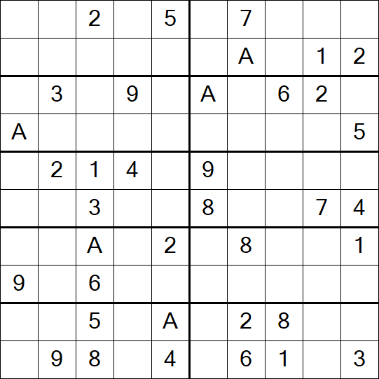 Sudoku 10x10 - Medium