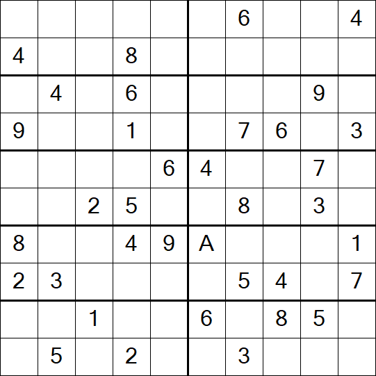 Sudoku 10x10 - Mittel