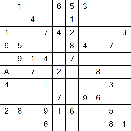 Sudoku 10x10 - Mittel