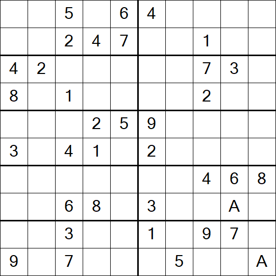 Sudoku 10x10 - Medio