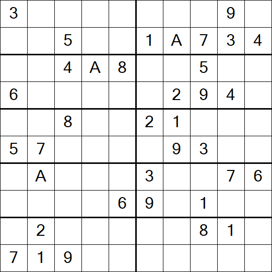 Sudoku 10x10 - Médio