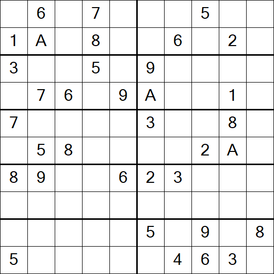 Sudoku 10x10 - Medium