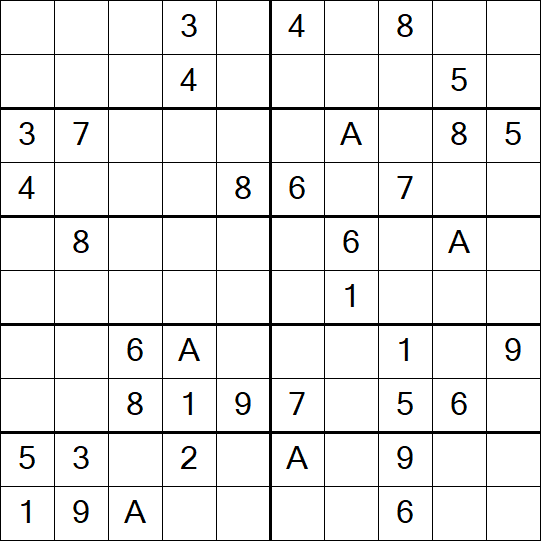 Sudoku 10x10 - Médio