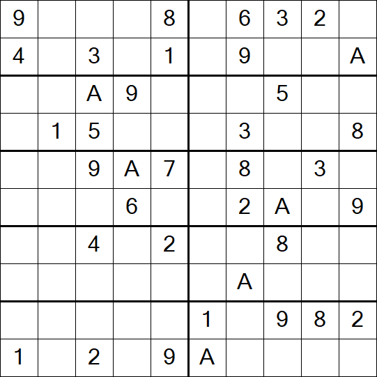 Sudoku 10x10 - Moyen