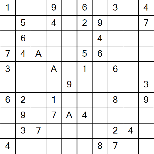Sudoku 10x10 - Mittel