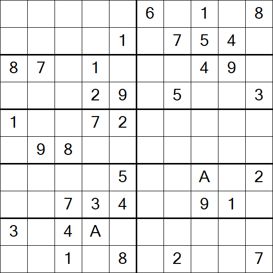 Sudoku 10x10 - Médio