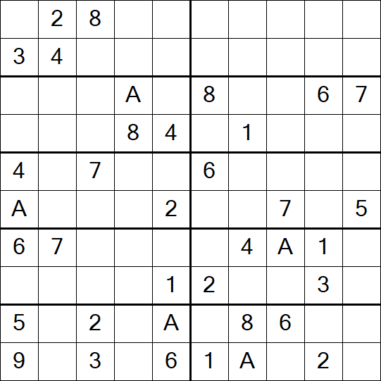 Sudoku 10x10 - Moyen