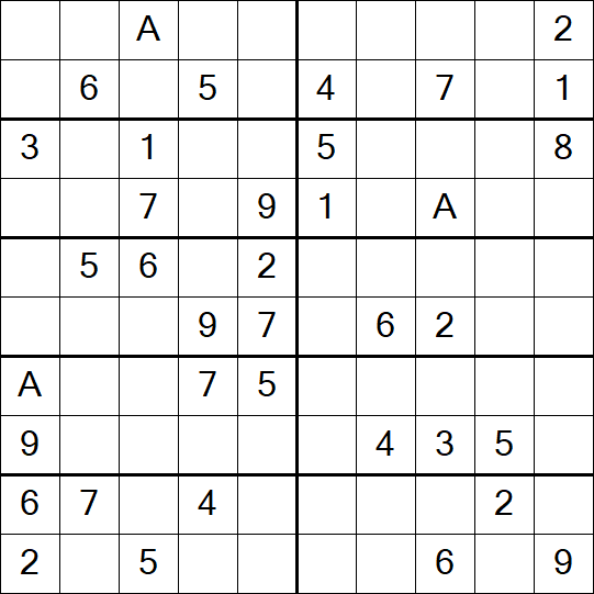 Sudoku 10x10 - Médio