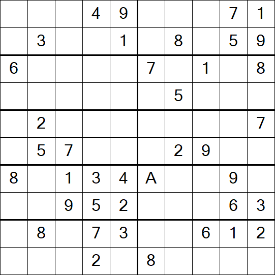 Sudoku 10x10 - Médio