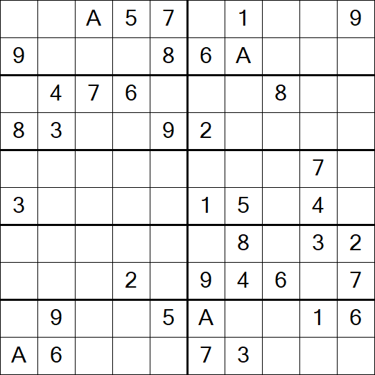 Sudoku 10x10 - Médio