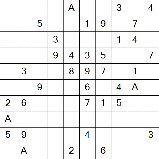 Sudoku 10x10 - Médio
