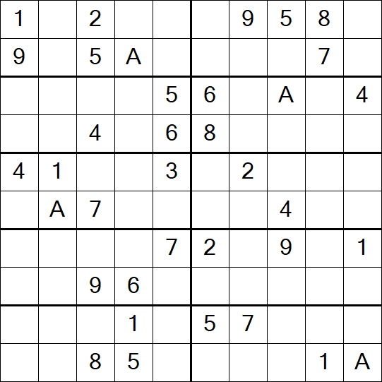 Sudoku 10x10 - Medium