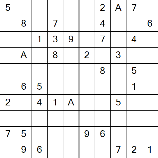 Sudoku 10x10 - Médio