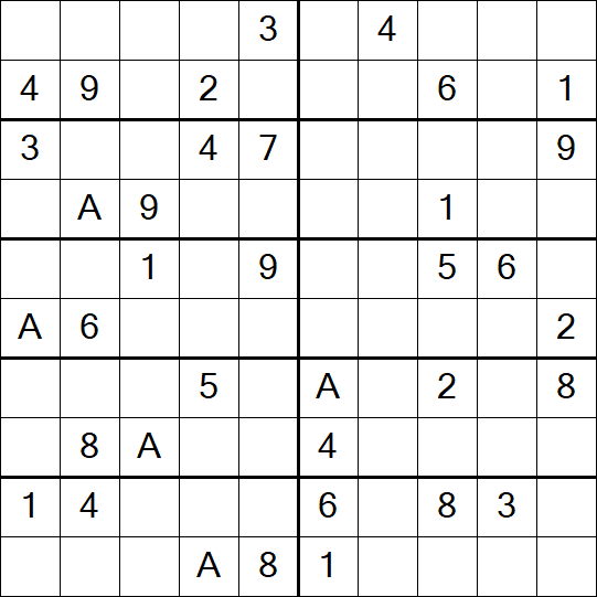Sudoku 10x10 - Medium