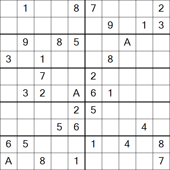 Sudoku 10x10 - Medium