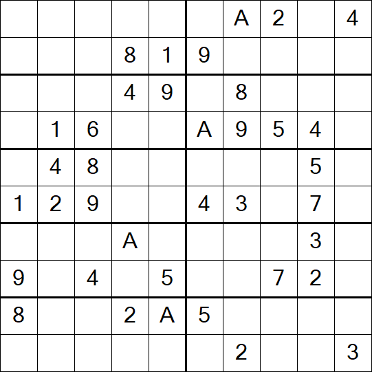 Sudoku 10x10 - Medium