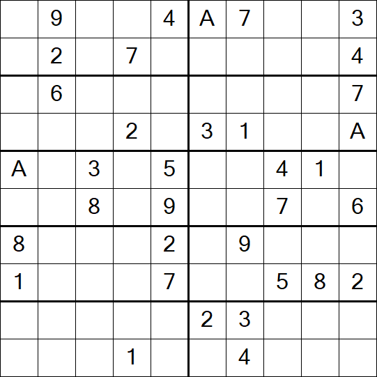 Sudoku 10x10 - Medium
