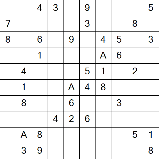 Sudoku 10x10 - Medium