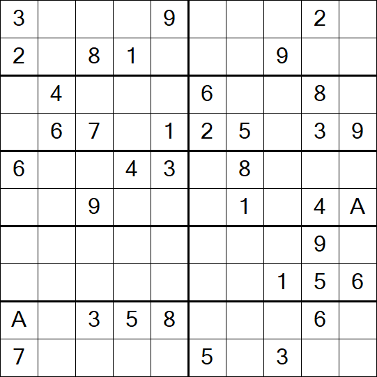 Sudoku 10x10 - Medium