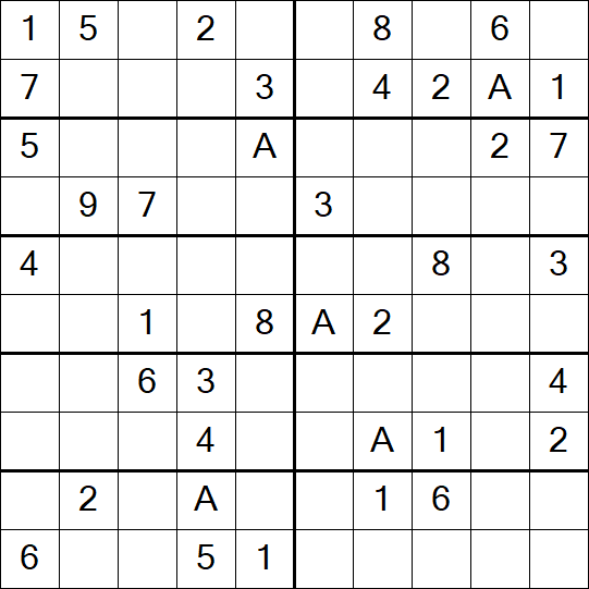 Sudoku 10x10 - Medium