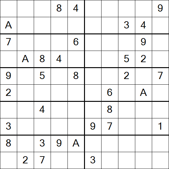 Sudoku 10x10 - Medium