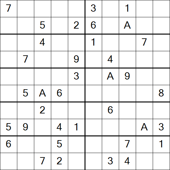 Sudoku 10x10 - Medium