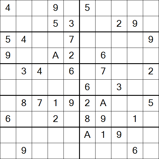 Sudoku 10x10 - Medium
