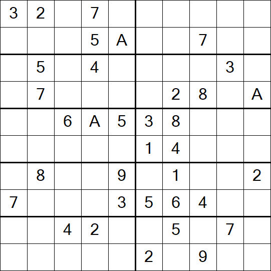 Sudoku 10x10 - Medium