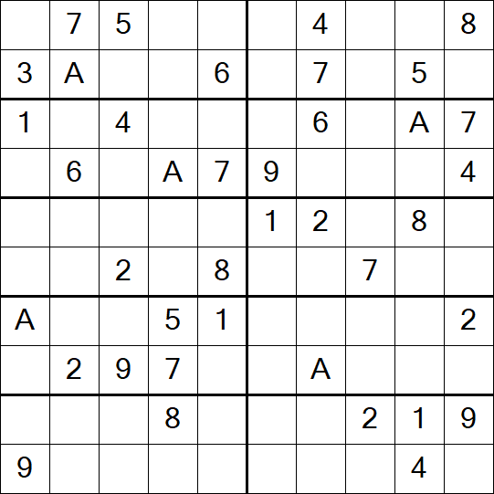 Sudoku 10x10 - Medium