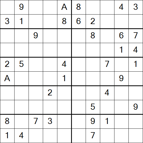 Sudoku 10x10 - Medium