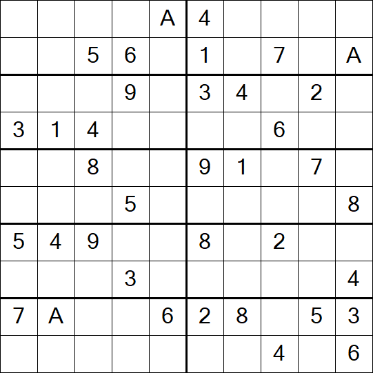 Sudoku 10x10 - Medium