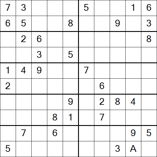 Sudoku 10x10 - Medium
