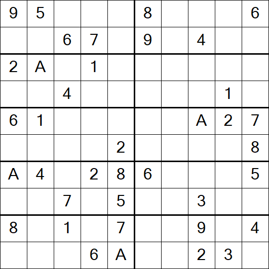 Sudoku 10x10 - Medium