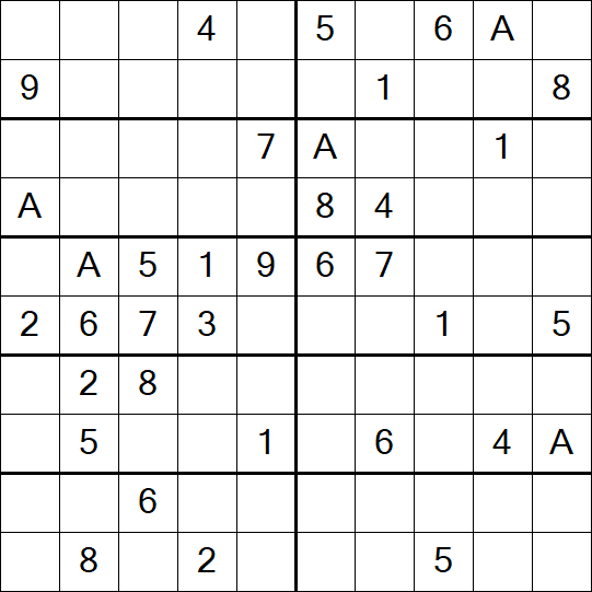 Sudoku 10x10 - Moyen
